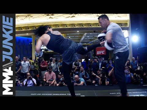UFC 239: Amanda Nunes open workout