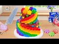 Mini Rainbow Cake Recipe With Chocolate Amazing Miniature Chocolate Cake Decorating Ideas