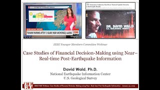 YMC - Case Studies of Financial Decision-Making using Near Real time Post Earthquake Information