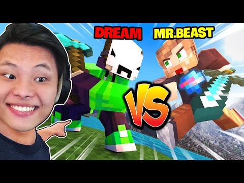 DREAM VS MR.BEAST WAR | JAYGRAY REACTION BEST MINECRAFT PLAYER VS RICHEST YOUTUBER