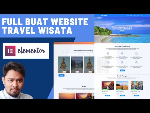 , title : 'Cara Membuat Website Travel Wisata Profesional Dari Nol - Full Elementor'
