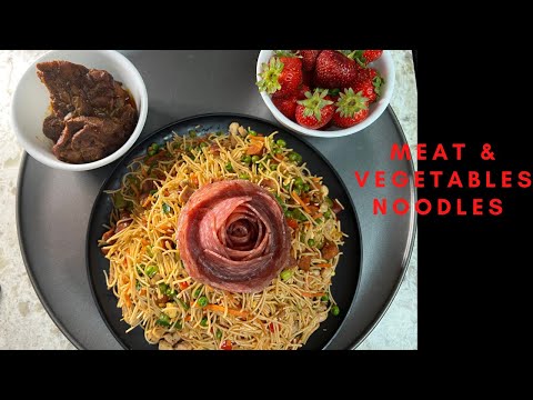 MIXED MEAT NOODLES PLATTER