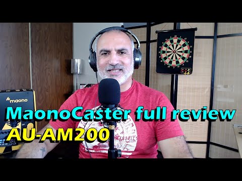 MaonoCaster Lite AU-AM200 S4 affordable podcast equipment full review and tutorial