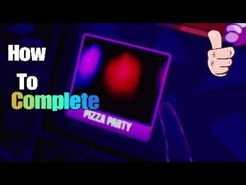 How To Complete Pizza Party |Five Nights At Freddy's | Help Wanted VR