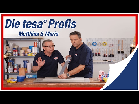 Die tesa® Profis - Abkleben auf Naturstein