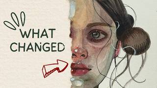 7 Years Later: Revisiting Expressive Portraits in Watercolor