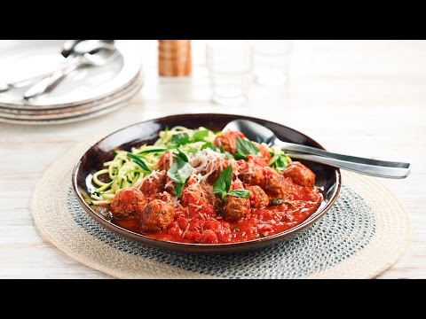 download lagu mp3 mp4 Meatballs With Zucchini Spaghetti, download lagu Meatballs With Zucchini Spaghetti gratis, unduh video klip Meatballs With Zucchini Spaghetti
