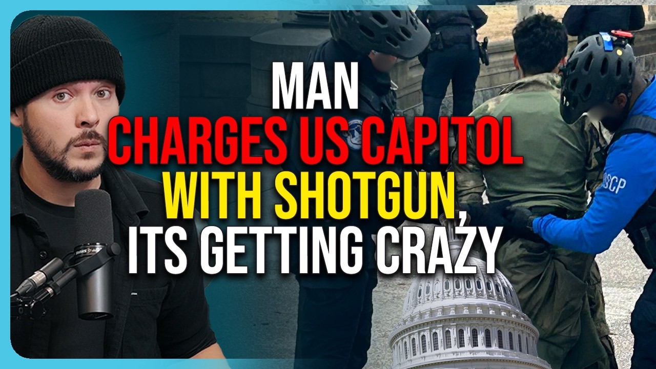 Man CHARGES US Capitol With SHOTGUN, Its Getting Crazy