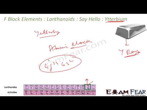 Chemistry D & F Block Elements part 31 Lanthanoids CBSE class 12 XII