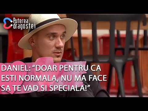 Puterea dragostei(20.11.) - Daniel: "Doar pentru ca esti normala, nu ma face sa te vad si speciala!"