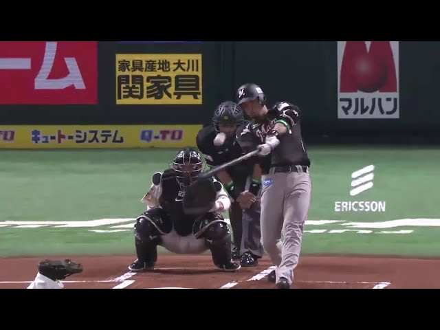 【1回表】ド派手な幕開け!! マリーンズ・清田の先頭打者アーチで先制!! 2016/10/8 CS 1st H-M