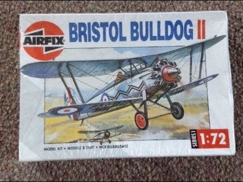Airfix Bristol Bulldog IIa 1 72nd Scale In Box Review