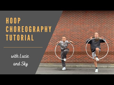 Step-by-step hoop choreography tutorial with Lucie and Sky