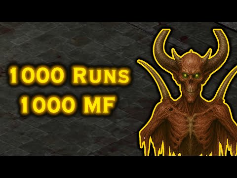 1000 Mephisto Runs With 1000 Magic Find (Loot Highlights)