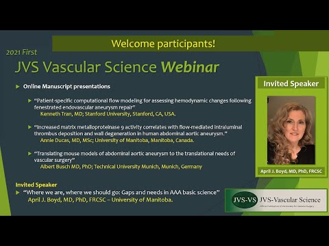 BUSCH - May 2021 JVS-Vascular Science Webinar