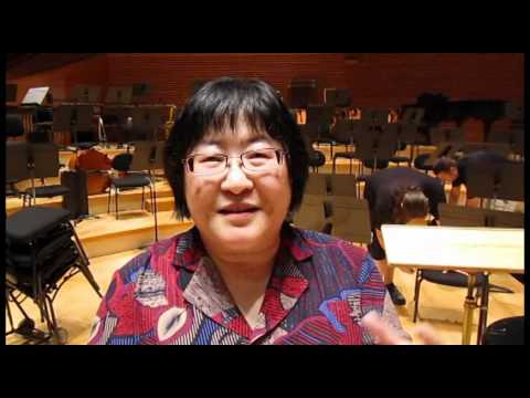 Rehearsal with Dr. Chen Yi
