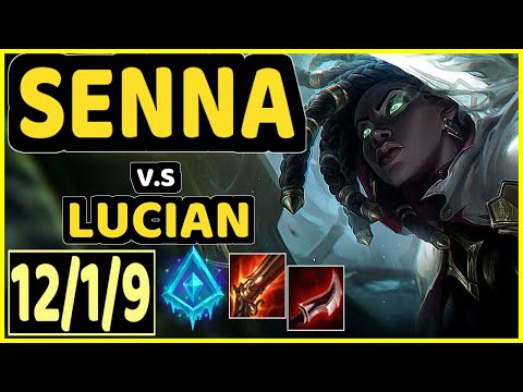 DEáDLY (SENNA) vs LUCIAN - 12/1/9 KDA BOTTOM ADC CHALLENGER GAMEPLAY - EUW