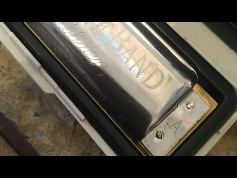 Third Position Blues Shuffle in Bm played on a Marine Band in A