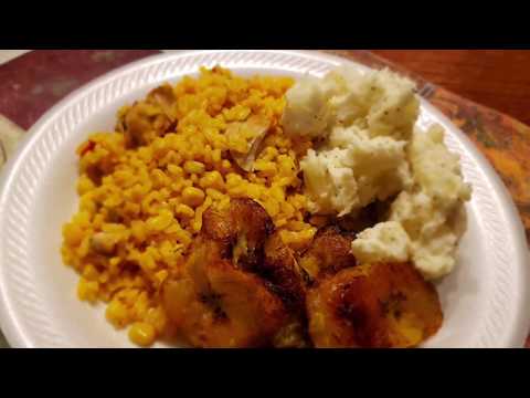 How to make Arroz con Pollo and Corn English vertion