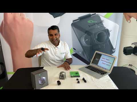 Magnima's AirPoint Ring product demonstration. Shows the innovative wireless wearable mouse.