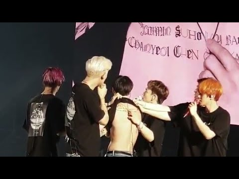 190719 수호 & 카이 (타투와 복근) - 서울 탐험 D1