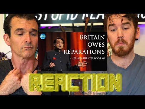 Dr Shashi Tharoor MP - Britain Does Owe Reparations REACTION!!!