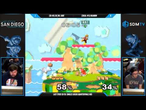 LSSD 151 - Dr. Light (ICs) vs. OkamiBW (Sheik) - SSBM Losers Quarters - Smash Melee