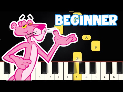 The Pink Panther Theme | Beginner Piano Tutorial | Easy Piano