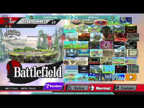 SOS 43 Winners Finals - SAK|Stroder (Donkey Kong) vs A51|Coco (Mario/Cloud)