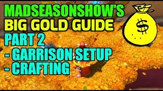 WoW Madseasonshow's BIG Gold Guide! Part 2 - Garrison Building Setup, Crafting