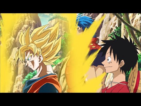 Goku, Luffy, & Toriko (History's Strongest Collaboration! One Piece Episode 590 | English Dub) 4/8K