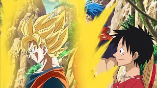 Goku, Luffy, and Toriko vs Big Toro (The Dream 9 Toriko & One Piece & Dragon Ball Z Super Collaboration Special)
