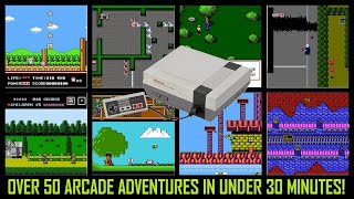 Over 50 Nintendo NES Arcade Adventures in Under 30 Minutes