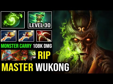 TREE JUMP MASTER 2x Refresher LVL 30 Wukong's Command Even Max Slotted PL Can't Escape this MK DotA