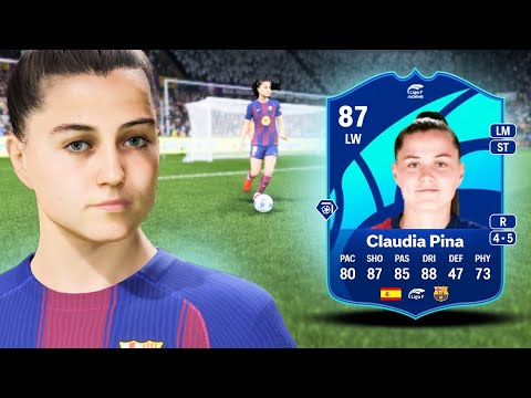 87 CLAUDIA PINA LIGA F POTM SBC PLAYER REVIEW IN FC 26 | FC 26 ULTIMATE TEAM