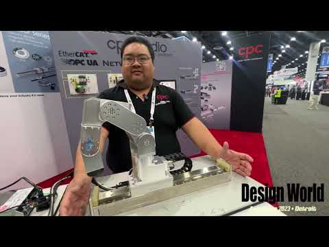 Chieftek's miniature robotics on display at Automate 2023