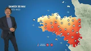Illustration de l'actualité La météo de votre samedi 30 mai 2026
