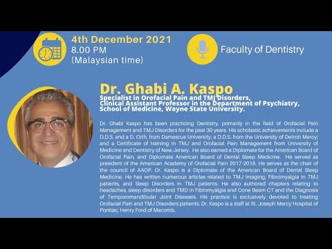 Temporomandibular Joint Disorders (TMD), Musculoskeletal Pain, Diagnosis, and Management