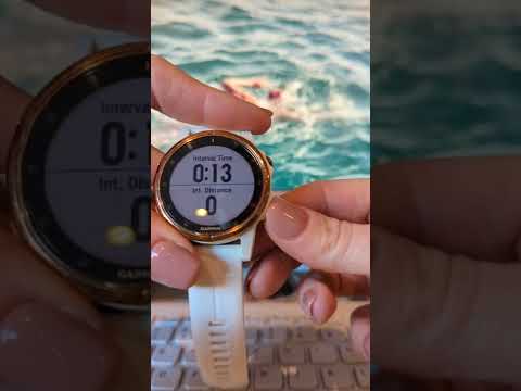 How to use a Garmin watch with rest and drill modes for accurate distance log