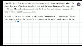 Fluid Mechanics - Hydraulic Diameter | GATE 2020 Petroleum Engineering Solution (in Tamil) தமிழில்
