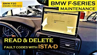 Read &amp; Erase FAULT CODES with ISTA-D - BMW F20 engine N13