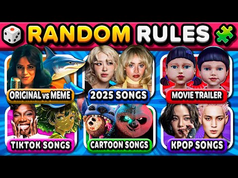 Save One Song: RANDOM Rules #10 🔥 Choose One - 80s, K-Pop, Countries, SQUID GAME 3 | MUSIC QUIZ 2025