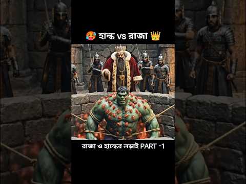 🥵 হাল্ক vs রাজা 👑 রাজা মশাই হাল্ক কে শাস্তি দেওয়ার চেষ্টা করছে | Hulk vs King 😂 #funny #shorts