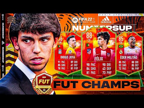 88 FÉLIX, 86 JOTA & 85 MILITÃO! 🔥 RANK 1 FUT CHAMPIONS HIGHLIGHTS! - FIFA 22 Ultimate Team