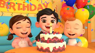 Download lagu Happy Birthday Party with Toys Nursery Song | LuLu LaLa Newborn Children Rhymes mp3