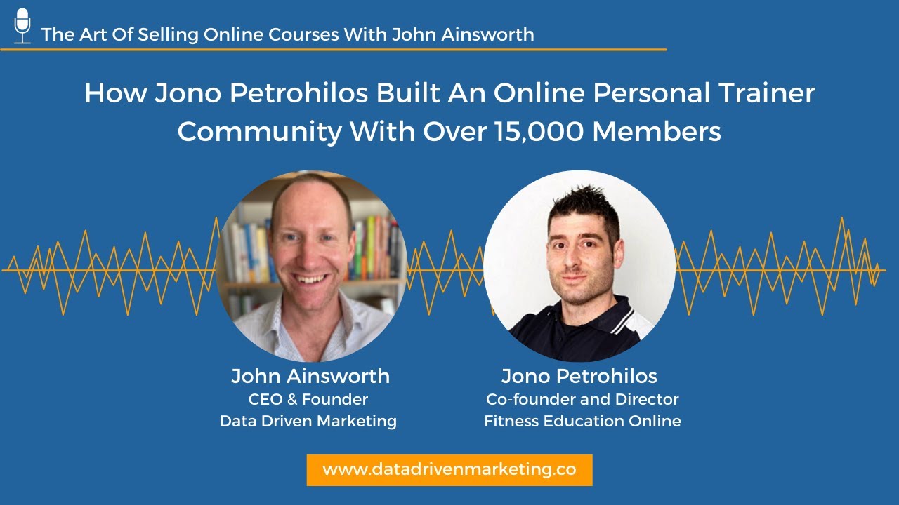 How Jono Petrohilos Built An Online Personal Trainer ... - YouTube