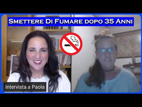 Smettere di fumare dopo 35 anni di vizio del fumo.