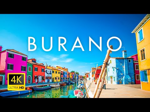 Burano, Italy 🇮🇹 in 4K Ultra HD | Drone Video