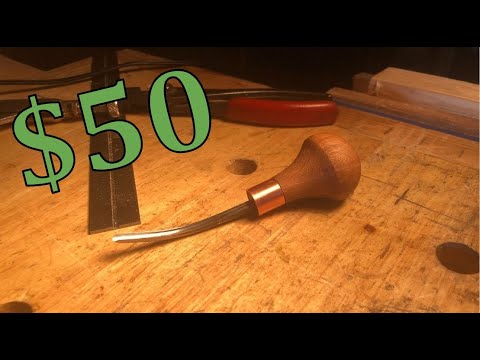 Making a $50 Wood Carving Gouge