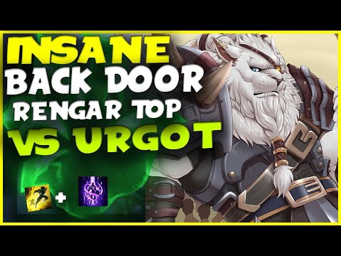 WTF!? MOST INSANE BACKDOOR EVER!? RENGAR TOP IS INSANE